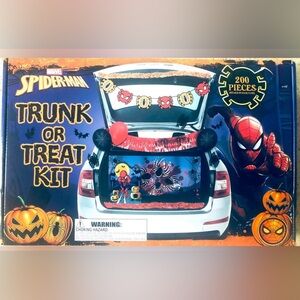 Spider-Man Halloween trunk or treat, home or bday party decor - 200 pieces! NWT